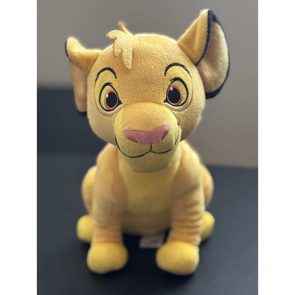 Disney Character Simba Plush‎ 15" Lion King EUC
